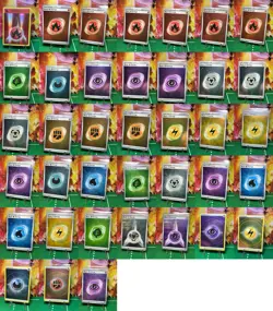 Lot Of 38 Holo/Reverse Holo Basic Energy Pokemon Cards - Image 1