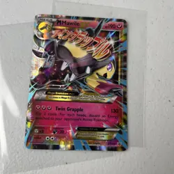 M Mawile EX XY104 XY Holo Mega Pokemon TCG Pokemon Crimp Error Misprint Promo NM - Image 2