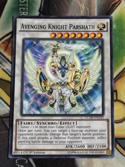 Yugioh! Avenging Knight Parshath - LC5D-EN230 - 1st Edition - NM 2201 - Image 1
