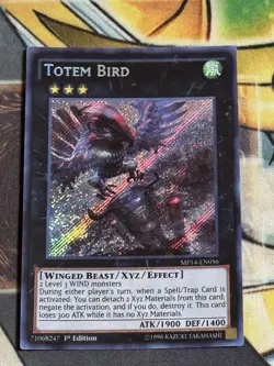 Yugioh! Totem Bird - MP14-EN056 - Secret Rare - 1st Edition - NM 2201 - Image 1