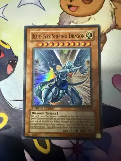 Blue-Eyes Shining Dragon MOV-EN001 YuGiOh! The Dark Side of Dimensions Near Mint - Image 1