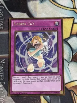 Yugioh! Karma Cut - PGL2-EN067 - Gold Rare - 1st Edition - NM 2201 - Image 1