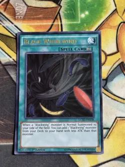Yugioh! Black Whirlwind - LC5D-EN138 - Ultra Rare - 1st Edition - NM 2201 - Image 1