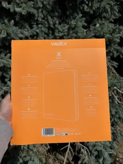 Vault X Neon Neon Orange Exo Tec Zip Binder 12 Pocket Side Loading 480 Cards - Image 3