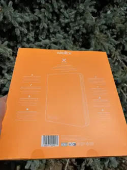 Vault X Neon Neon Orange Exo Tec Zip Binder 12 Pocket Side Loading 480 Cards - Image 4