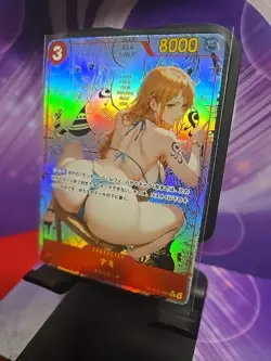 One Piece Nami Sexy Bikini Anime Waifu Girl Lewd Doujin Goddess Art Card TCG FS - Image 3