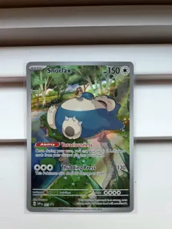 Pokemon TCG Snorlax Promo Holo Card 151 Scarlet and Violet 051 - Image 1
