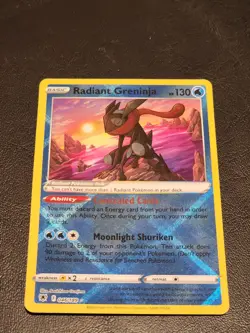 Pokemon Card Radiant Greninja 046/189 Astral Radiance Near Mint - Image 1