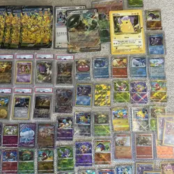 Pokemon Card Binder Collection Lot JP/KR/CS/EN. 13 Graded. 79 Hits. 10 Jumbos - Image 4