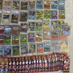 Pokemon Card Binder Collection Lot JP/KR/CS/EN. 13 Graded. 79 Hits. 10 Jumbos - Image 5