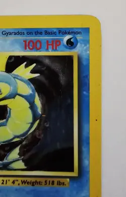 Pokemon Gyarados Holo Rare TCG Card 6/102 Base Set WOTC 1999 Unlimited Vintage - Image 5