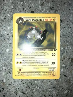 Pokemon TCG Cards Dark Magneton 28/82 Team Rocket Rare NM - Image 3