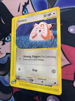 Pokemon Clefairy - Expedition 101/165 Tomokazu Komiya Pokemon Card LP Vintage - Image 3