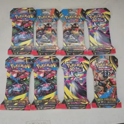 Mega Evolutions Lot of 8 Booster Pack Cards Pokemon TCG - Image 1