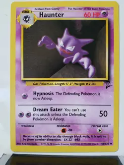 Haunter 43/130 - NM - Base 2 Set Pokemon Card - $2 Combined Shipping - Image 1