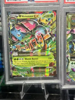 2 Pokemon TCG Mega-Venusaur-EX Evolutions Holo Full Art Ultra Rare Cards PSA LOT - Image 4