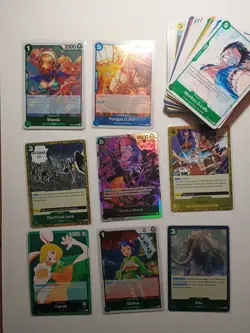 English One Piece TCG Lot Of NM Pack Fresh OP Cards - Image 1