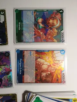 English One Piece TCG Lot Of NM Pack Fresh OP Cards - Image 2