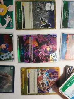 English One Piece TCG Lot Of NM Pack Fresh OP Cards - Image 3