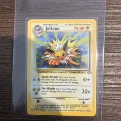 Jolteon Jungle Non-Holo Rare Pokemon TCG Card 1999 LP Condition - Image 1