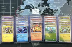 Mega Evolution Pokemon Card 66 Card Lot Holo’s & Reverse Holo No Duplicates - Image 1