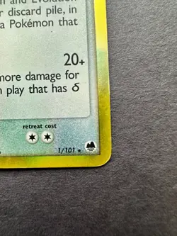 Ampharos 1/101 ex Dragon Frontiers Delta Species Holo Pokemon Card HP - Image 3