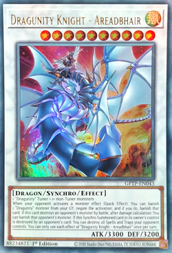 Dragunity Knight - Areadbhair GFTP-EN043 Ultra Rare 1st Edition YuGiOh TCG Card - Image 1
