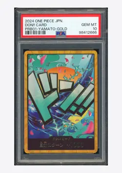 One Piece PSA10 Yamato Gold Don!! Card 2024 PEB01 Japanese - Image 1