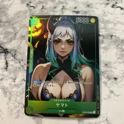 Yamato Halloween One Piece Witch ACG Goddess Doujin Waifu Fan Card Holo Anime - Image 1