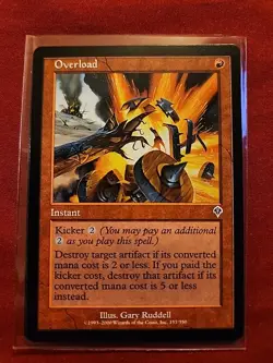 Overload - Invasion - MTG Magic - Common - Red Instant - Image 1