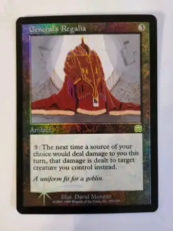 Magic: The Gathering. General's Regalia. FOIL Mercadian Masques PLD Rare - Image 1