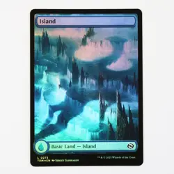 Island 273 - MTG - Tarkir: Dragonstorm - NM Foil Full Art - Image 1