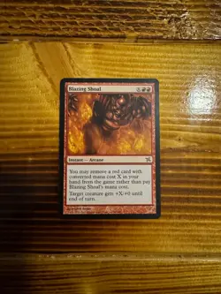MTG Betrayers of Kamigawa Blazing Shoal 96/165 Rare MP/LP - Image 1