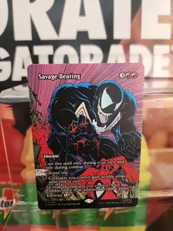 Savage Beating (Borderless) Marvel Universe Eternal-Legal Foil - Image 1