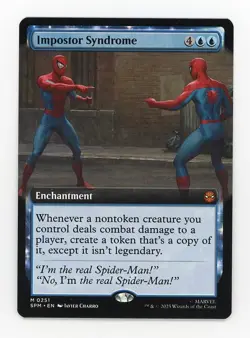 Magic: The Gathering Marvel's Spider-Man Borderless Imposter Syndrome #251 - Image 1