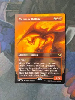 Magmatic Hellkite - Borderless Reversible | 7% Off 2+ | Dragonstorm | NM | MTG - Image 2