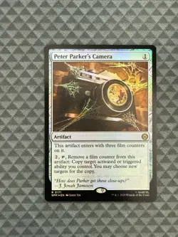 MTG Peter Parker’s Camera #0171 Foil Rare Marvel’s Spider-Man (SPM) - Image 1