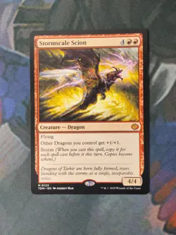 Stormscale Scion | 7% Off 2+ | Dragonstorm | NM | MTG - Image 1