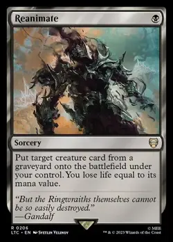 MTG - Reanimate - Lord of the Rings Commander - LOTR - Image 1