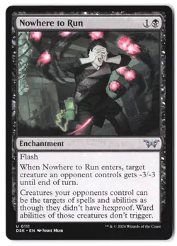 Nowhere to Run #111 Duskmourn: House of Horror NM Foil - Image 1