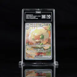 WHIMSICOTT EX SPECIAL ILLUSTRATION RARE POKEMON 2025 WHT EN-WHITE FLARE TAG 10 - Image 2