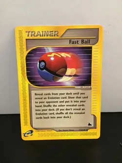 Fast Ball 124/144 Pokemon Skyridge Uncommon - Image 1
