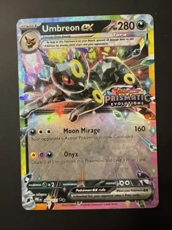 Pokemon Prismatic Evolutions Umbreon ex 060/131 Surprise Box - Image 1