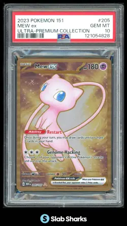 2023 POKEMON SV 151 - MEW EN #205/165 MEW EX ULTRA-PREMIUM COLLECTION PSA 10 - Image 1