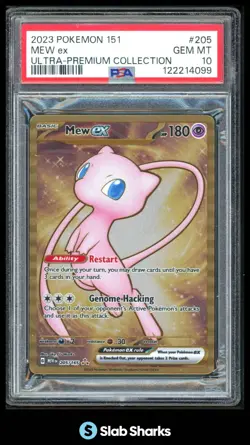 2023 POKEMON SV 151 - MEW EN #205/165 MEW EX ULTRA-PREMIUM COLLECTION PSA 10 - Image 1