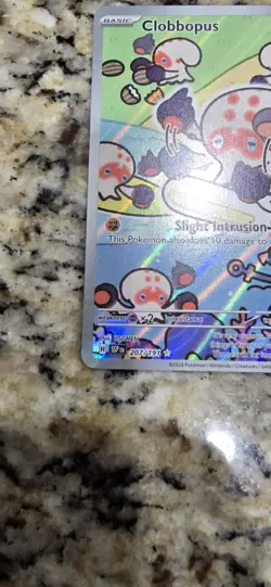 Pokemon S&V Surging Sparks Mint Clobbopus #207/191 Illustration Rare - Image 4