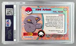 57844452 Arbok 2000 Topps Chrome Pokemon T.V #24 PSA 9 - Image 2