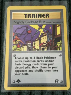 Pokemon Team Rocket 1st Edition Nightly Garbage Run 77/82 - Image 1