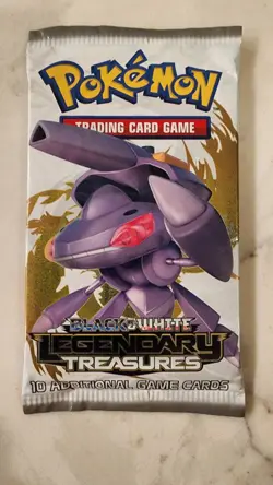 Pokemon Black & White Legendary Treasures Booster Pack NEW Sealed Genesect Art - Image 1