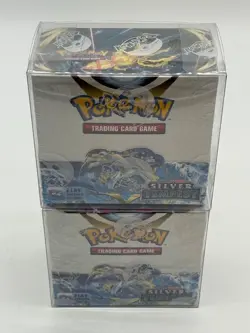 Lot of (2) Pokemon TCG SWSH Silver Tempest Booster Boxes - Image 1